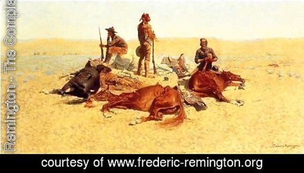 Frederic Remington - The Last Lull in the Fight