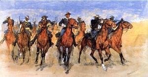 Frederic Remington - Colored Troopers to the Rescue