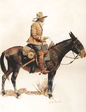 Frederic Remington - Army Packer