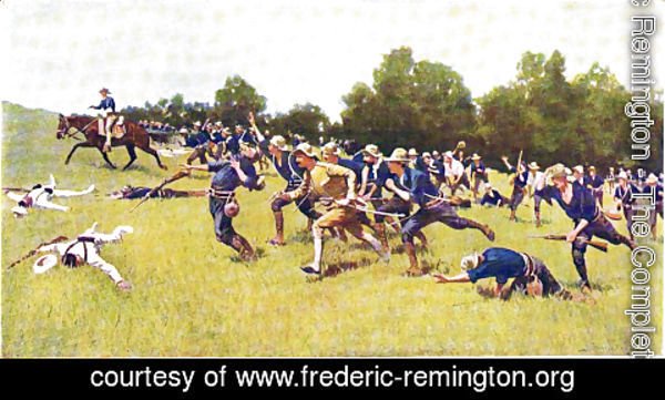 Frederic Remington - Charge Up San Juan Hill