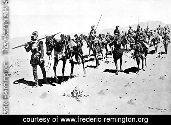 Frederic Remington - Coronado's March-Colorado