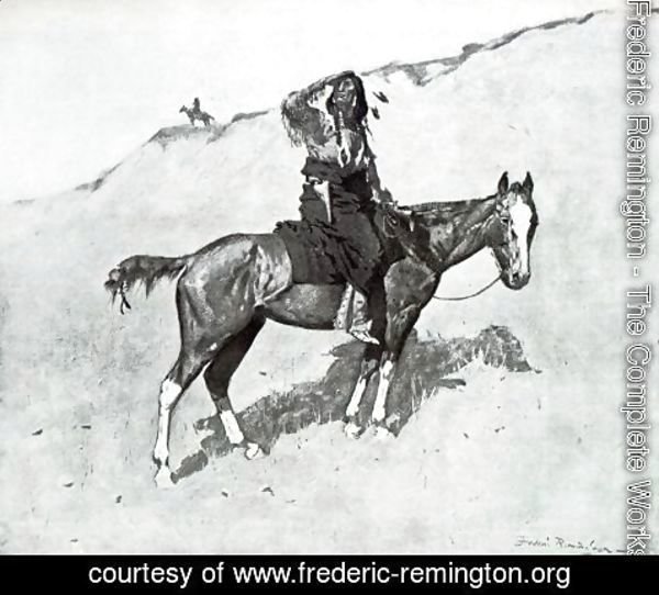 Frederic Remington - Hostiles Watching the column