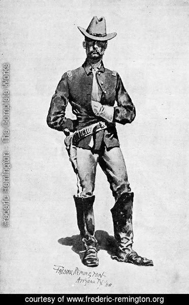 Frederic Remington - Lieutenant James M. Watson, Tenth Cavalry