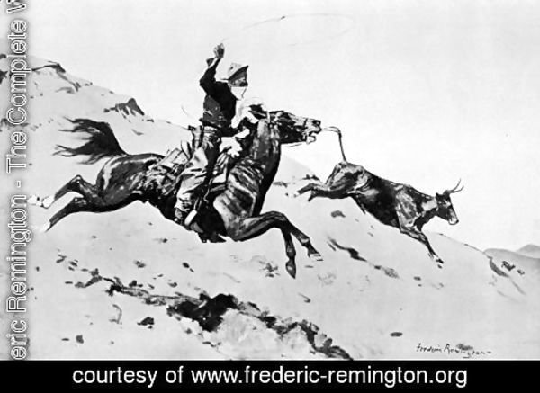 Frederic Remington - Over the Foot-Hills