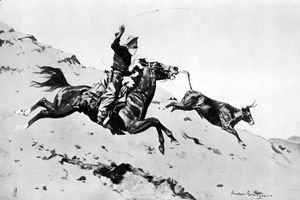 Frederic Remington - Over the Foot-Hills
