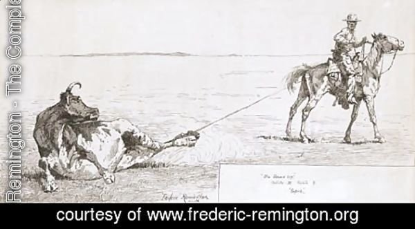 Frederic Remington - Roped