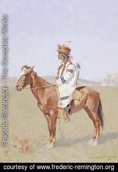 Frederic Remington - Blackfoot indian chief