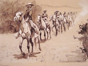 Frederic Remington - In The Desert