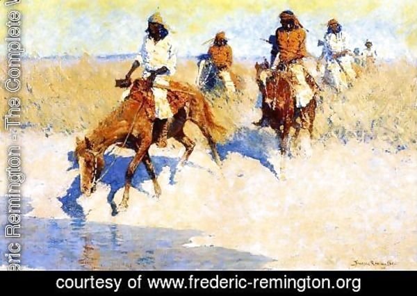 Frederic Remington - Pool In The Desert