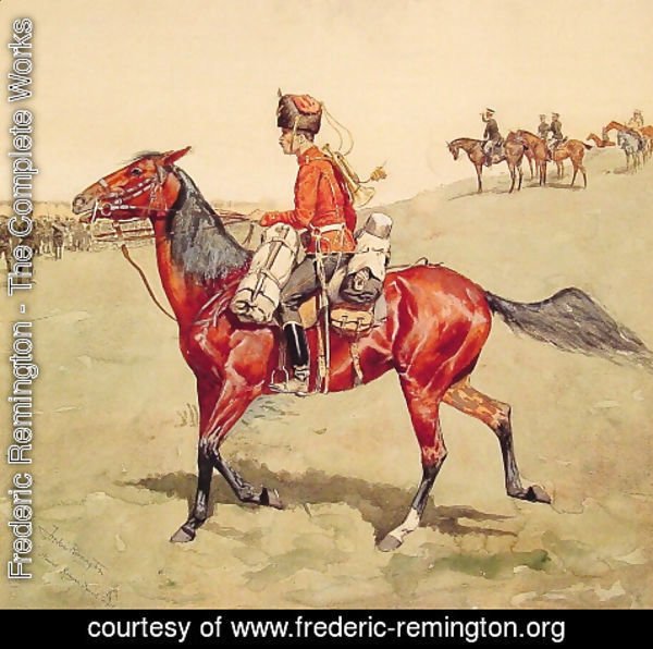 Frederic Remington - Hussar, Russian Guard Corps