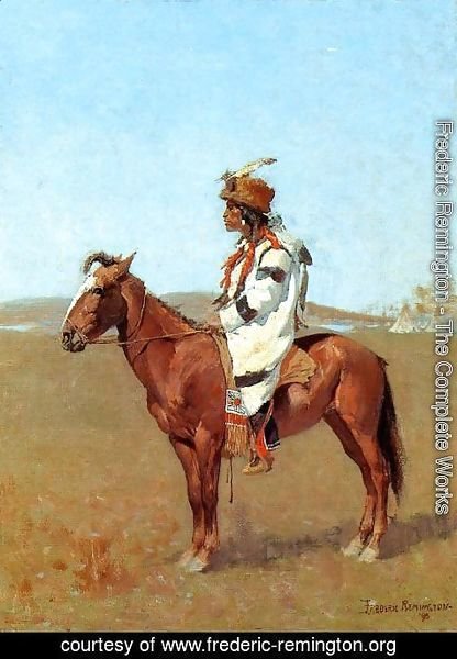 Frederic Remington - A Blackfoot Chief