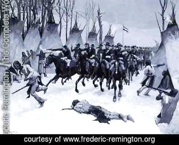 Frederic Remington - Battle of Washita