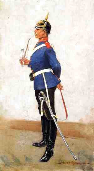 Frederic Remington - Infantry Officer, Full Dress