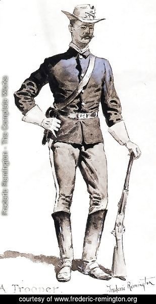 Frederic Remington - A Trooper