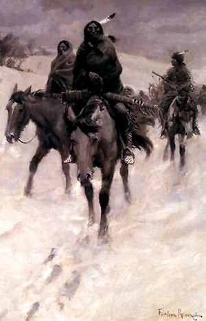 Frederic Remington - On the Trail