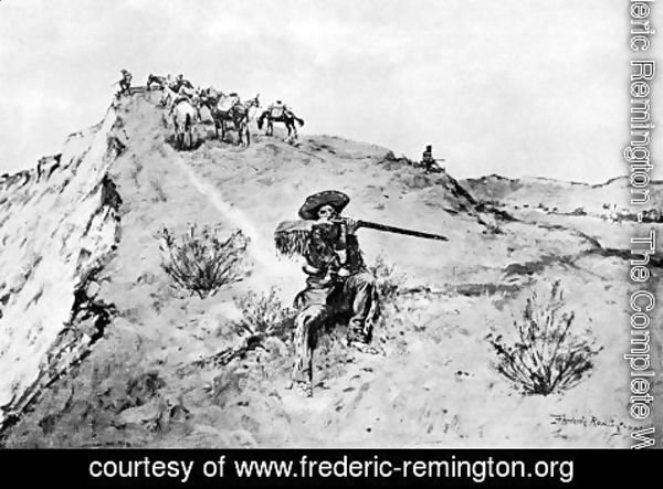 Frederic Remington - A Citadel of the Plains