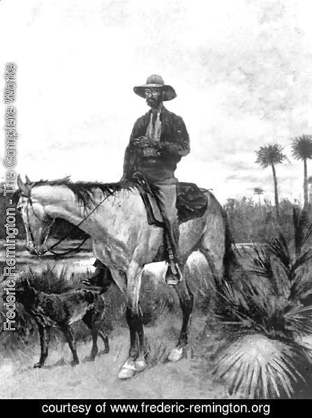 Frederic Remington - A Cracker cowboy