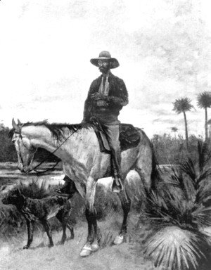 Frederic Remington - A Cracker cowboy