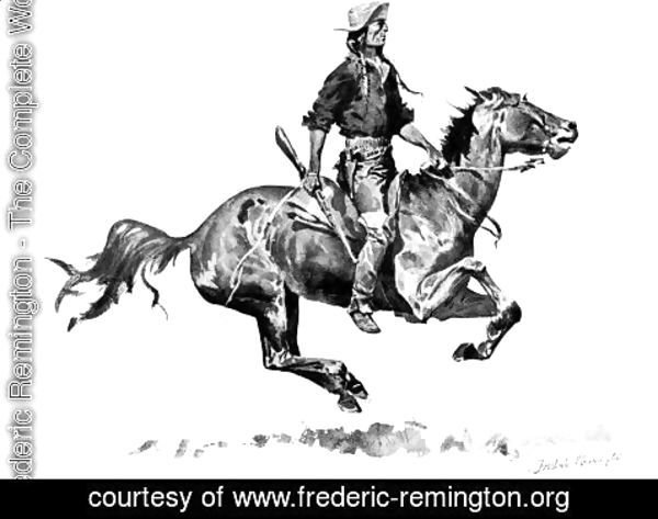 Frederic Remington - A Crow Scout