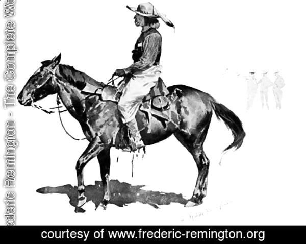 Frederic Remington - A Reservation Indian