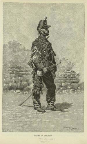 Frederic Remington - A bugler of cavalry in the Mexican Army