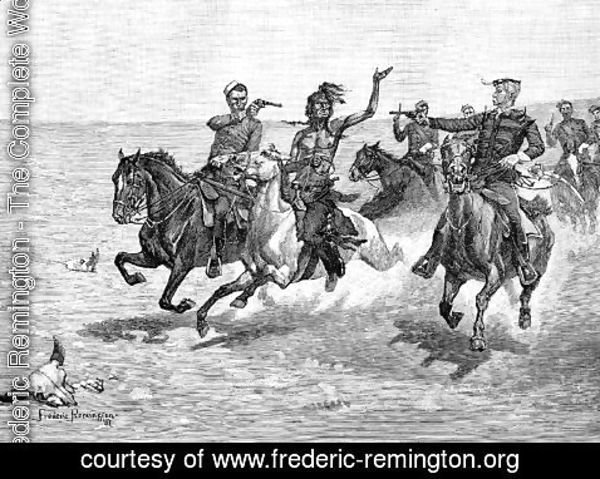 Frederic Remington - Arrest of a Blackfeet Murderer