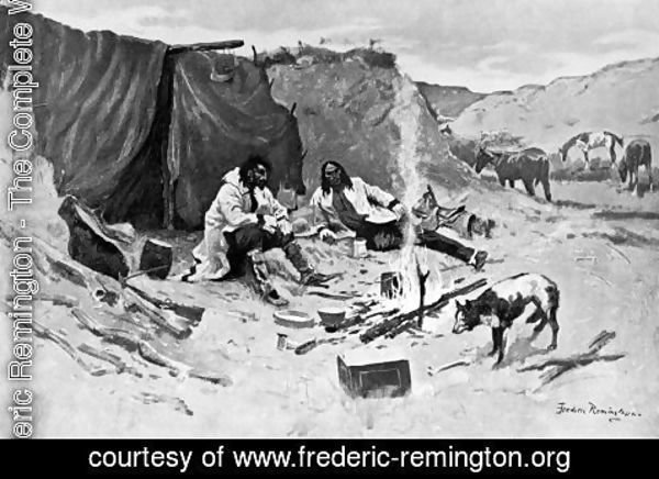 Frederic Remington - Half-Breed Horse Thieves of the Northwest