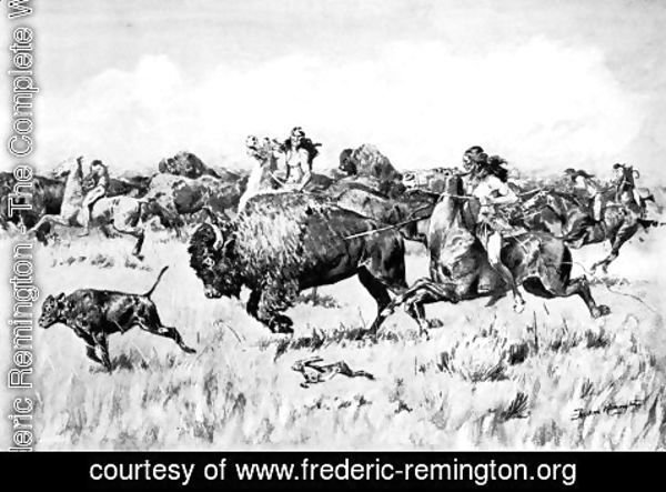 Frederic Remington - Her Calf