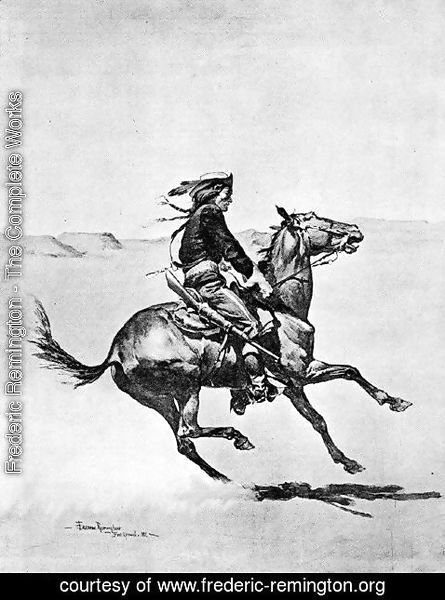 Frederic Remington - One of the Fort Keogh Cheyenne Scout Corps, Commanded by Lieutenant Casey