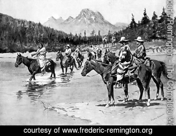 Frederic Remington - Recent Uprising among the Bannock Indians