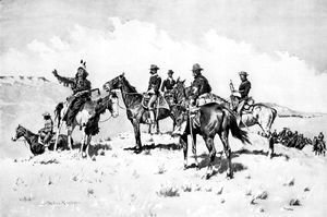 Frederic Remington - The Borderland of the Other Tribe
