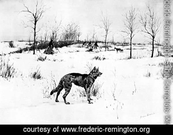 Frederic Remington - The Hungry Winter