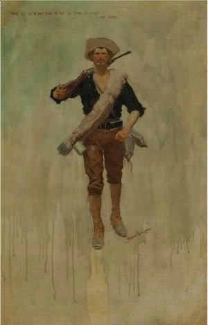 Frederic Remington - Thre'Ill Be A Hot Time In The Old Town To-Night My Baby.