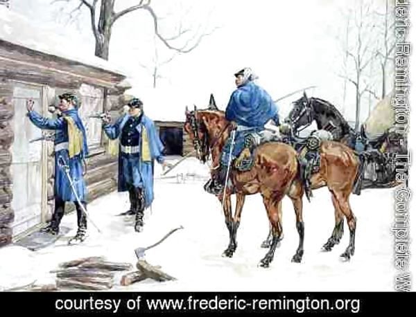 Frederic Remington - Arresting The Deserter